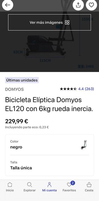 Bicicleta elíptica