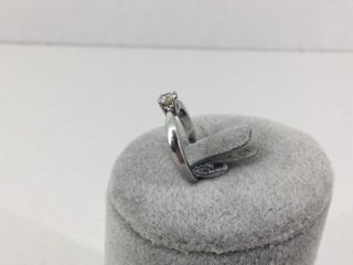 sortija oro 18k con piedra con diamante
