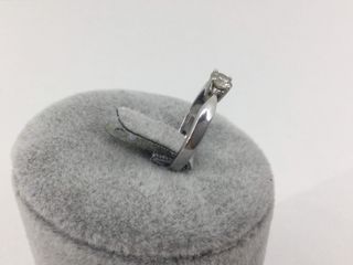 sortija oro 18k con piedra con diamante