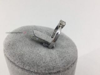 sortija oro 18k con piedra con diamante