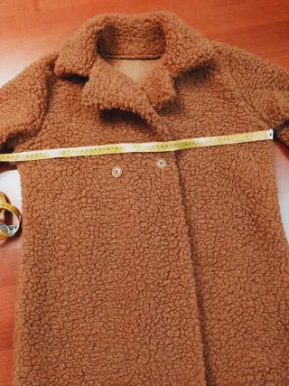 Cappotto Teddy Beige Rosso