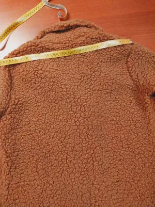 Cappotto Teddy Beige Rosso