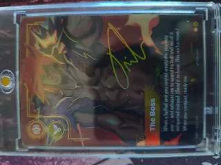 Carta The Boss OGN firmada