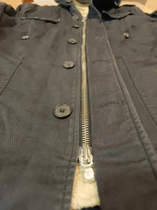 Parka Fred Perry azul marino - Talla L