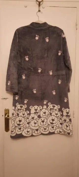 Bata polar oso y huella talla 48/50