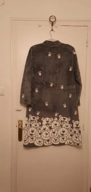 Bata polar oso y huella talla 48/50