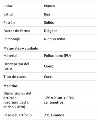 Cartera Guess Blanca con Correa Dorada