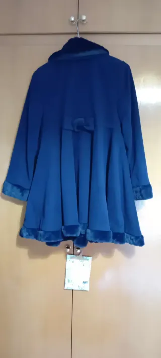 Abrigo azul Miranda 12 años