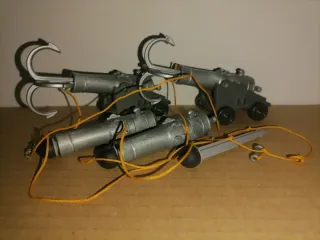 Playmobil-Cañones con proyectiles asedio piratas.