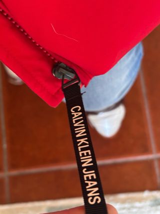 Casaco Calvin Klein Vermelho Tamanho M