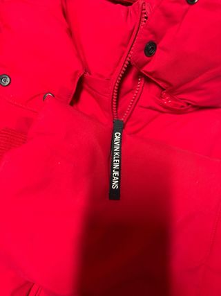 Casaco Calvin Klein Vermelho Tamanho M