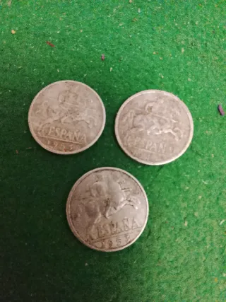 3 Monedas España 1953