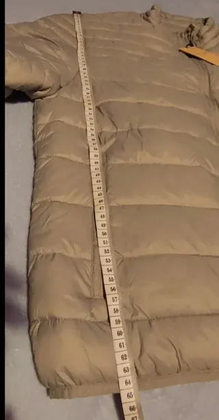 Cazadora acolchada gris talla L