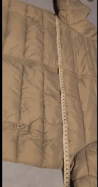 Cazadora acolchada gris talla L