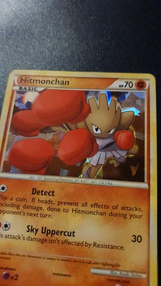 2011 Pokemon Hitmonchan Holo HGSS24 Promo Card