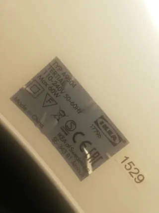 Flexo de escritorio gris