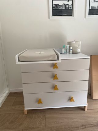 Cómoda 4 cajones Ros + Cambiador
