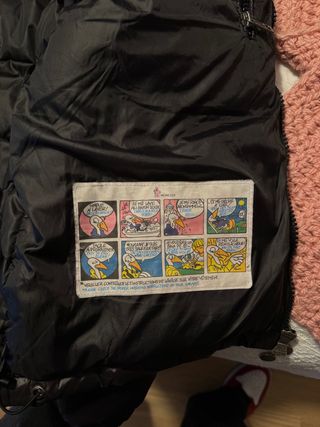 Plumífero Moncler Negro Acolchado