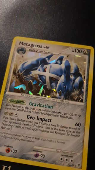 2009 Pokemon Metagross Holo 7/147 Promo Card