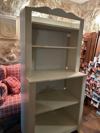 Mueble auxiliar blanco madera