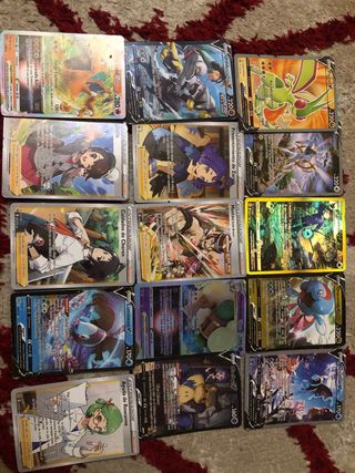 Lote Cartas Pokémon V y VMAX