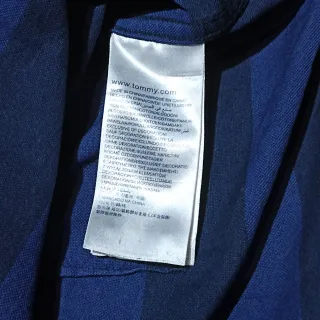 Tommy Hilfiger Camicia Slim Fit Blu Righe Taglia S