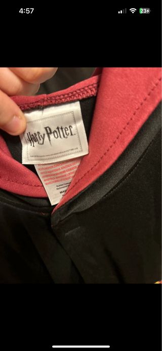 Capa Harry Potter Gryffindor Talla Única