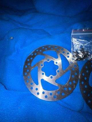 Disco Freno Bicicleta 140mm + Tornillos