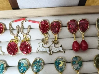 Pendientes Navideños Artesanales