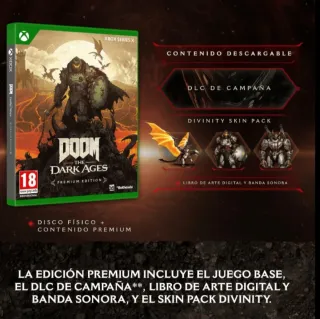 DOOM The Dark Ages Premium Edition Xbox Series X