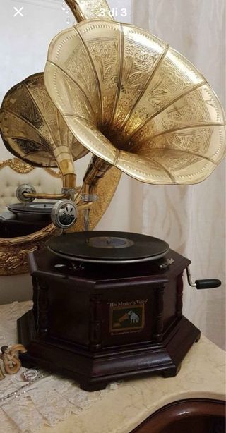 Grammofono Ottagonale His Master's Voice