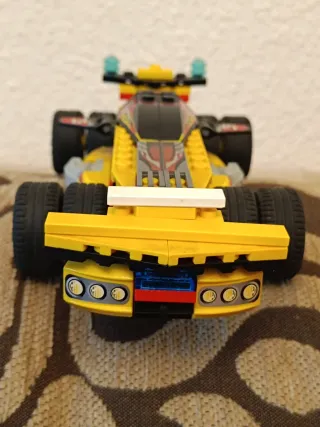 Coche Construcion Carreras Lego Amarillo