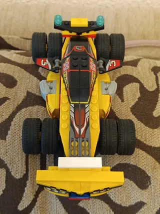 Coche Construcion Carreras Lego Amarillo