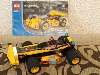 Coche Construcion Carreras Lego Amarillo