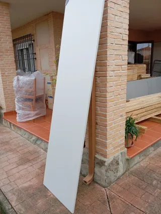 Encimera, tablero de madera.