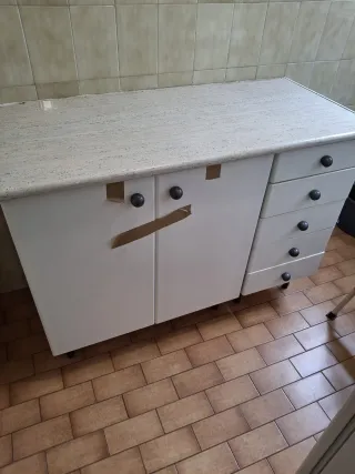 Mueble de Cocina 5 Piezas + Campana