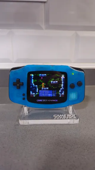 Game Boy Advance IPS V5 + AMP + Batteria
