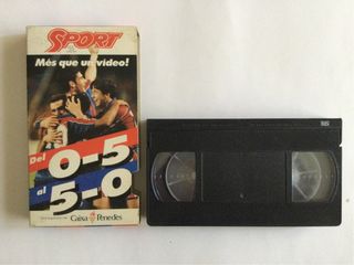 4 VHS Fútbol Real Madrid ,F.C Barcelona