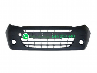 PARAGOLPES DELANTERO NEGRO (C/MOLDURA C/FURO FARO