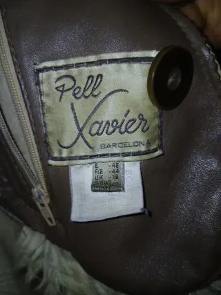 Abrigo piel ovino forrado