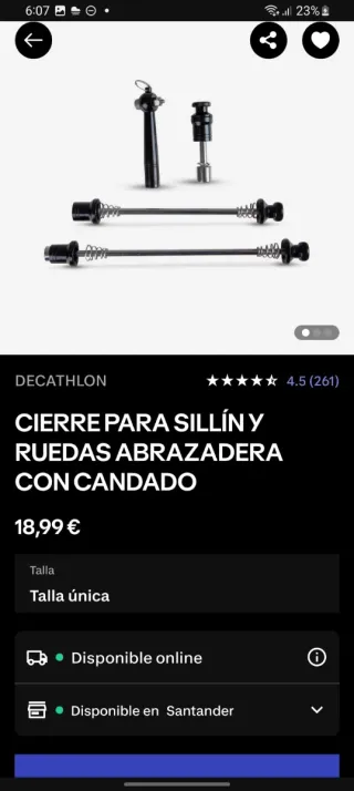 Bicicleta MTB Rockrider 520 talla L + ACCESORIOS