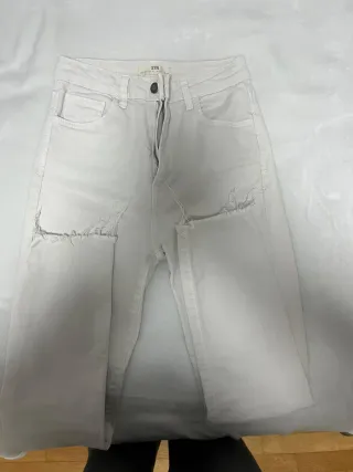 Pantalón vaquero blanco Oraije
