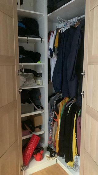 Armario esquinero Ikea PAX, con luz, como nuevo