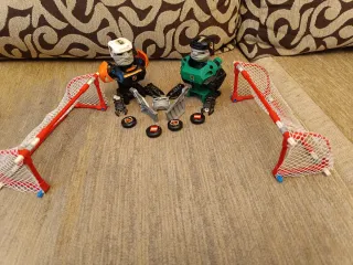 Lego Hockey Jugadores+Porterías+Discos