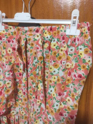 Falda pantalón estampado floral S