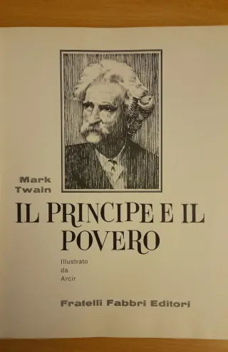 Libro Il principe e il povero edizione 1965