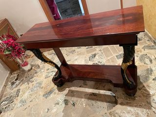 Mueble recibidor madera maciza