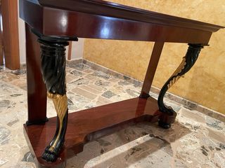 Mueble recibidor madera maciza