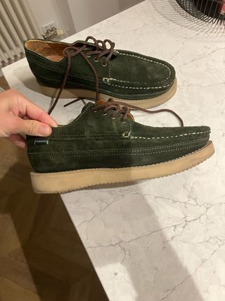 Sebago Zapatos Verde Oscuro