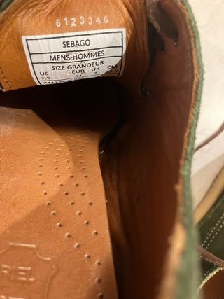 Sebago Zapatos Verde Oscuro